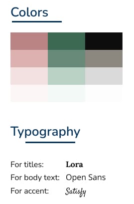 Graphic guidelines Jardin Zen de Loly