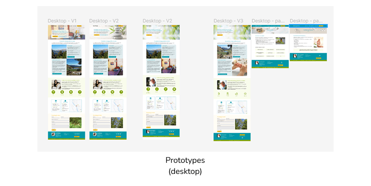 Examples Prototypes - Etre O Soins
