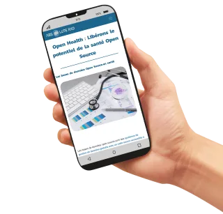 Mockup mobile version of Absolute RxD website
